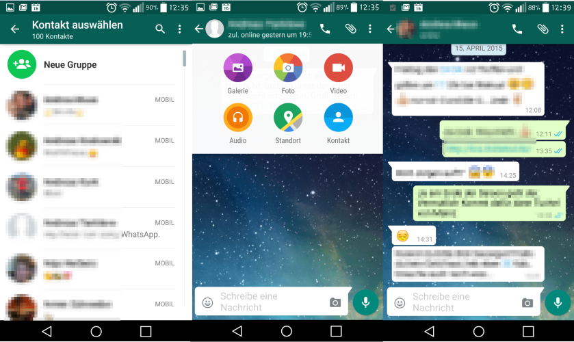 WhatsApp: Neue Android-Version mit Material-Design und Google Drive Backup-Funktion 1