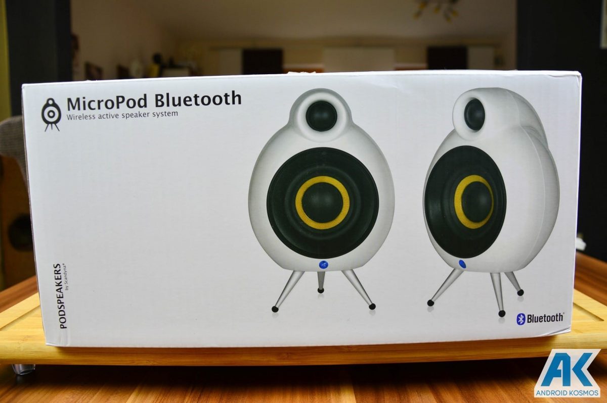 Scandyna PodSpeakers MicroPod Test: futuristischer Bluetooth Lautsprecher 2
