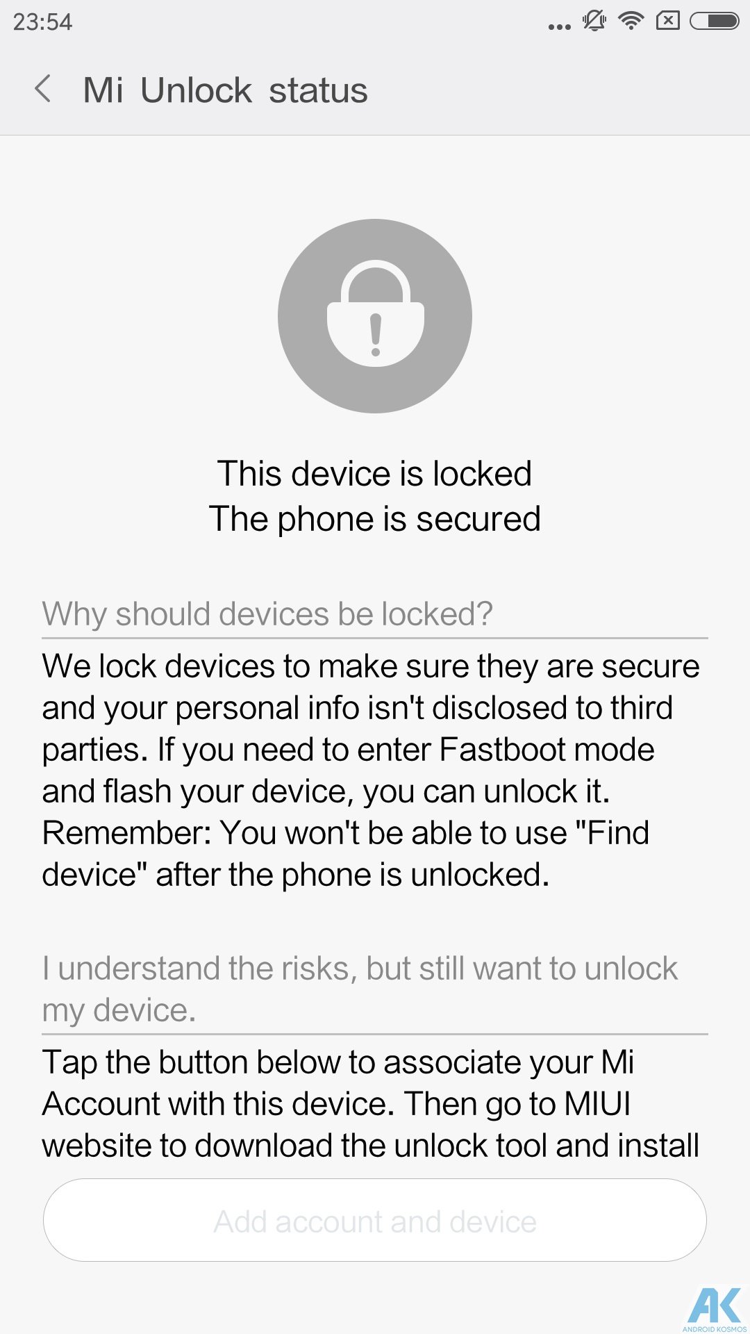 Xiaomi Tutorial Teil 1 - Bootloader Unlock für Xiaomi Smartphones 17