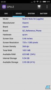 Xiaomi Redmi Note 5A Test: das günstigste Smartphone der Redmi Note-Serie 109