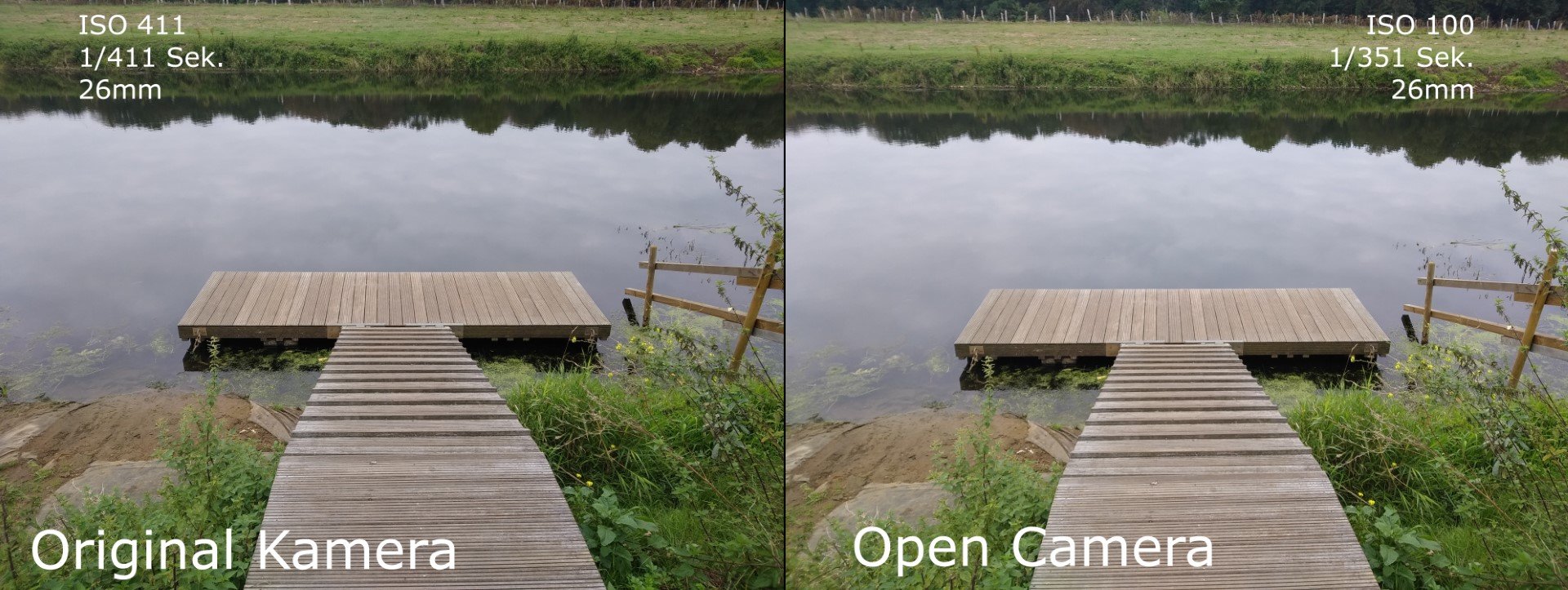 Original vs OpenCamera